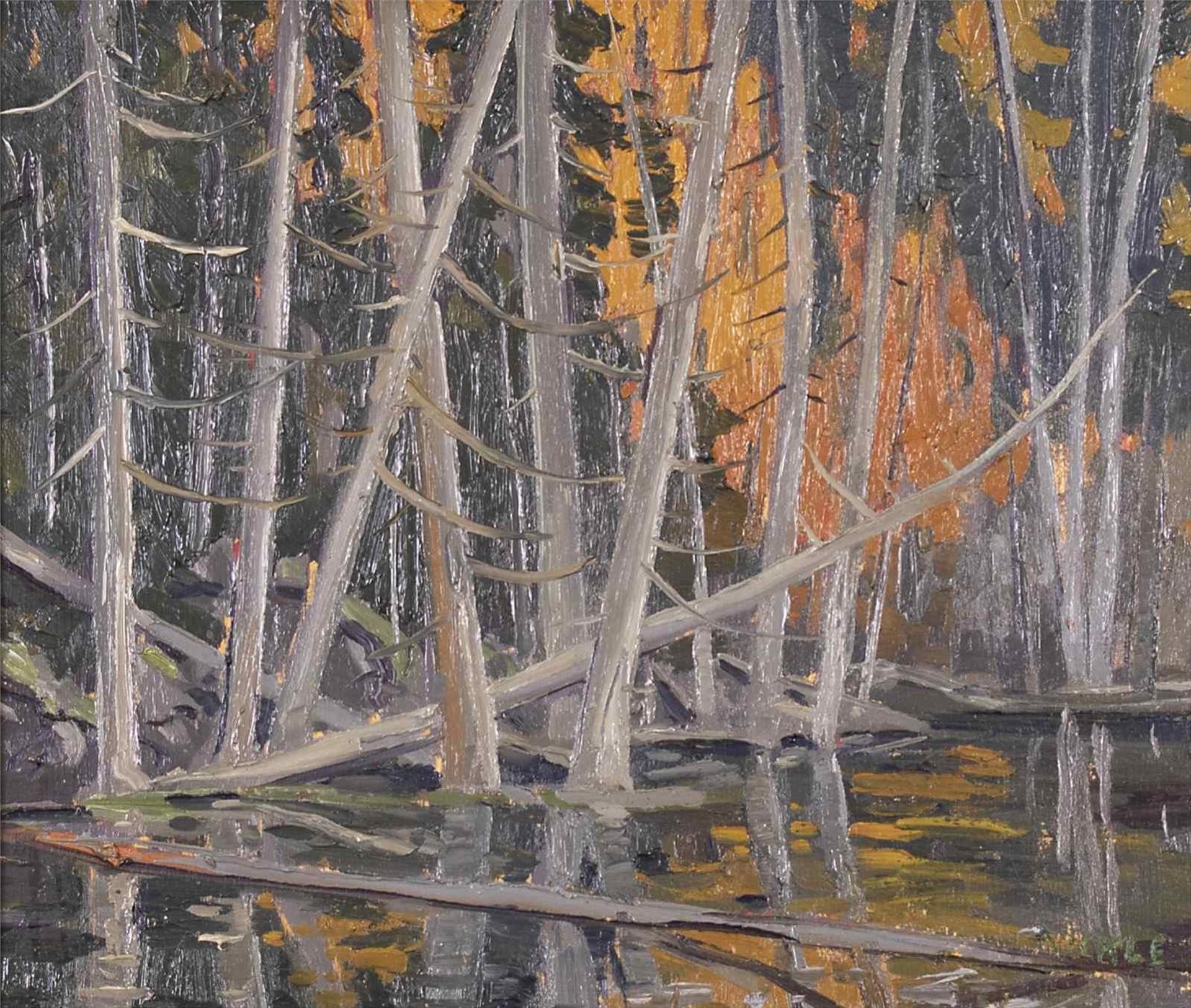 Lawrence Nickle (1931-2014) - Swamp West Of Found Lake, Algonquin Park; 1971