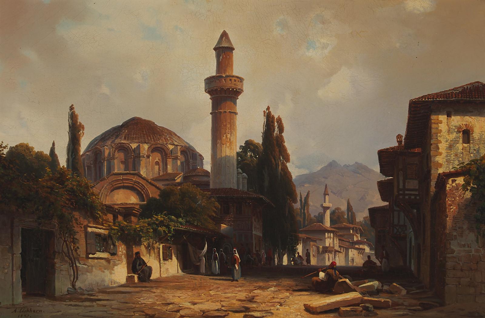 Albert Eichhorn (1811-1851) - Moschee In Patras (Mosque In Patras), 1845