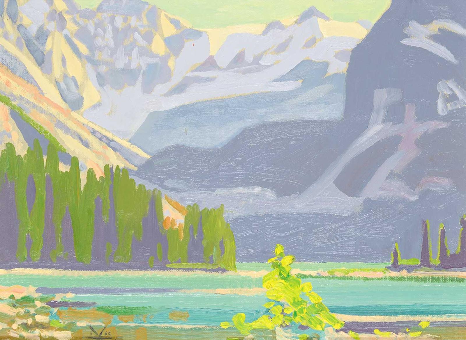 Illingworth Holey (Buck) Kerr (1905-1989) - Lake O'Hara, Allen Glacier