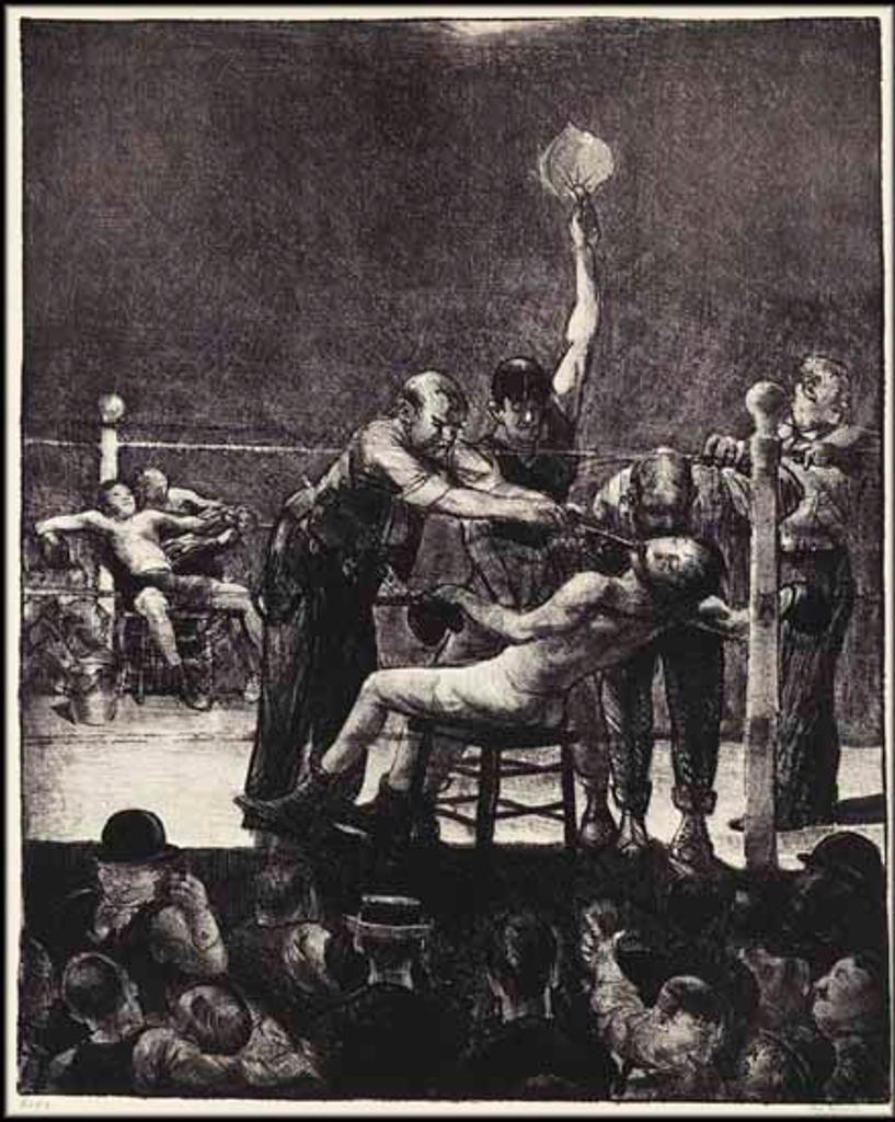 George Bellows (1882-1925) - Between Rounds, Large, First Stone