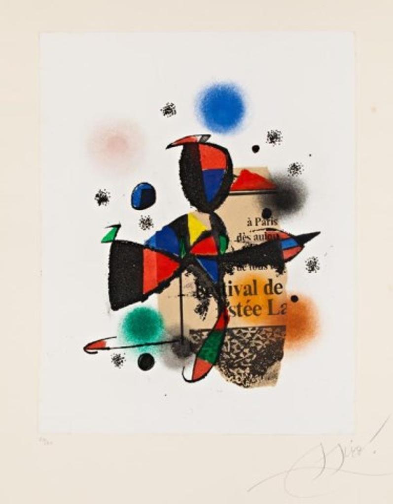 Joan Miró (1893-1983) - Gaudi XV (1979)