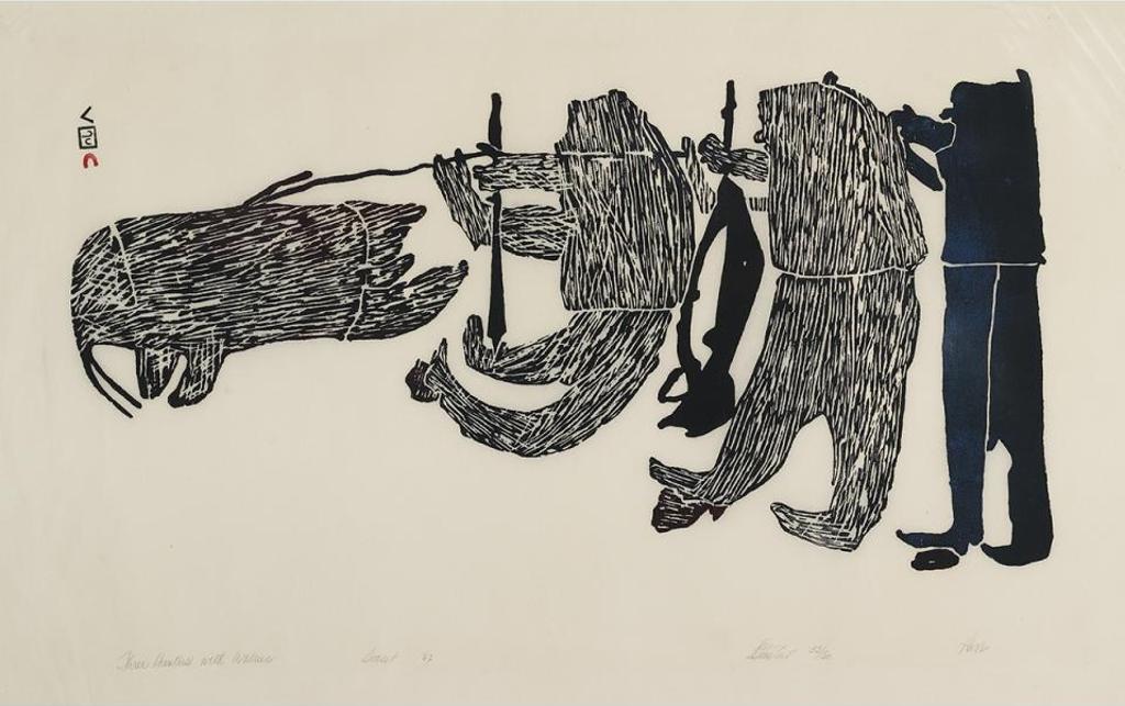 Parr (1893-1969) - Three Hunters With Walrus