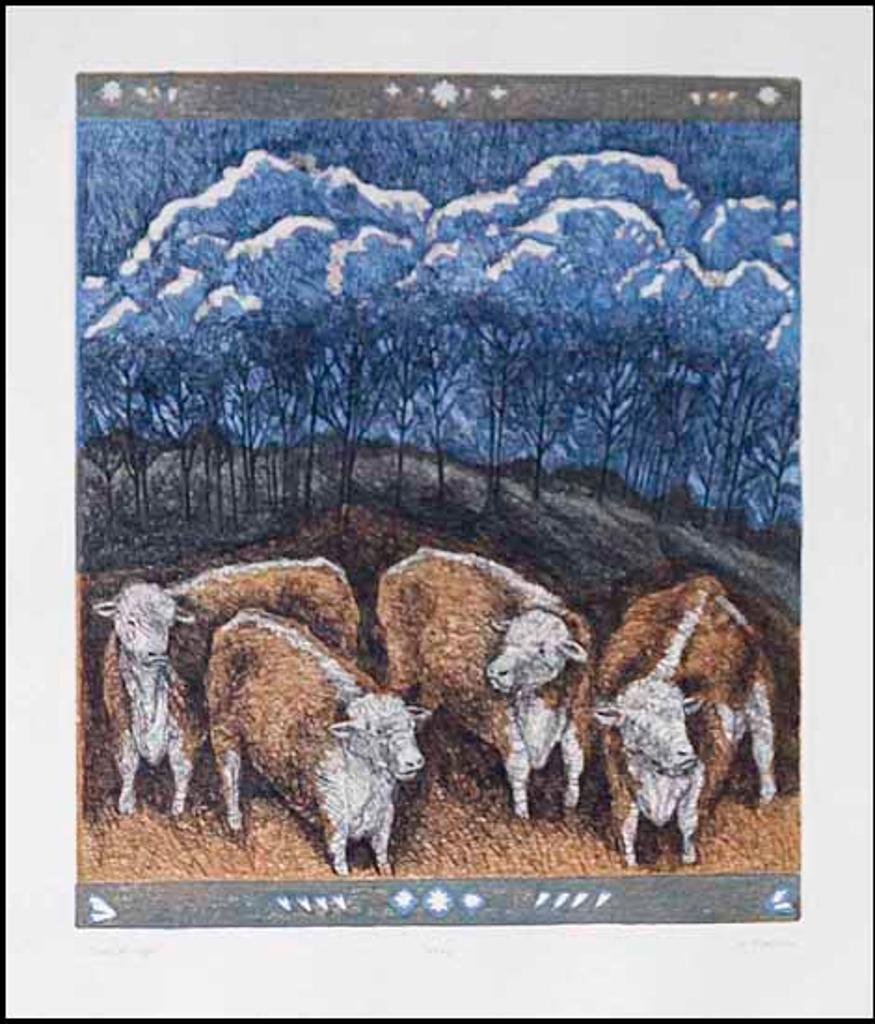 Helen D. Mackie (1926-2018) - Cows at Night (00745/2013-387)