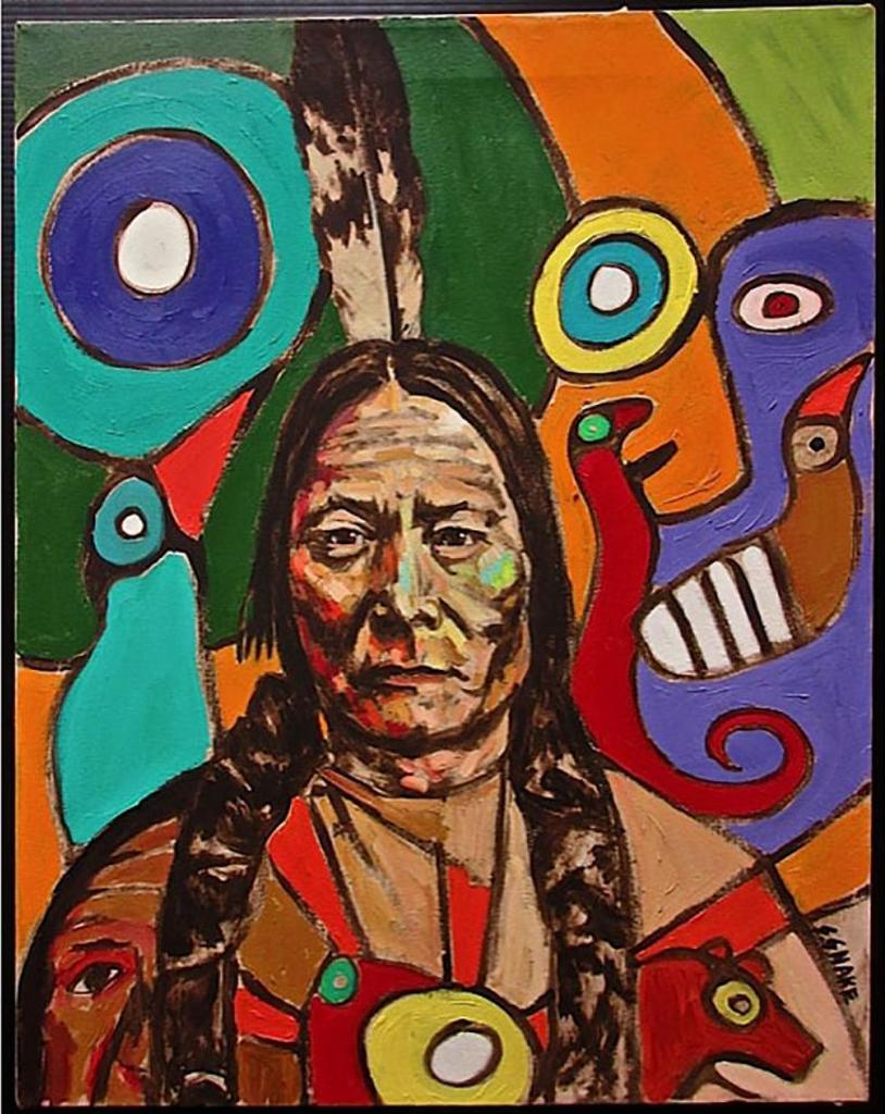 Stephen Snake (1967) - Portrait Of Sitting Bull (1831-1890)