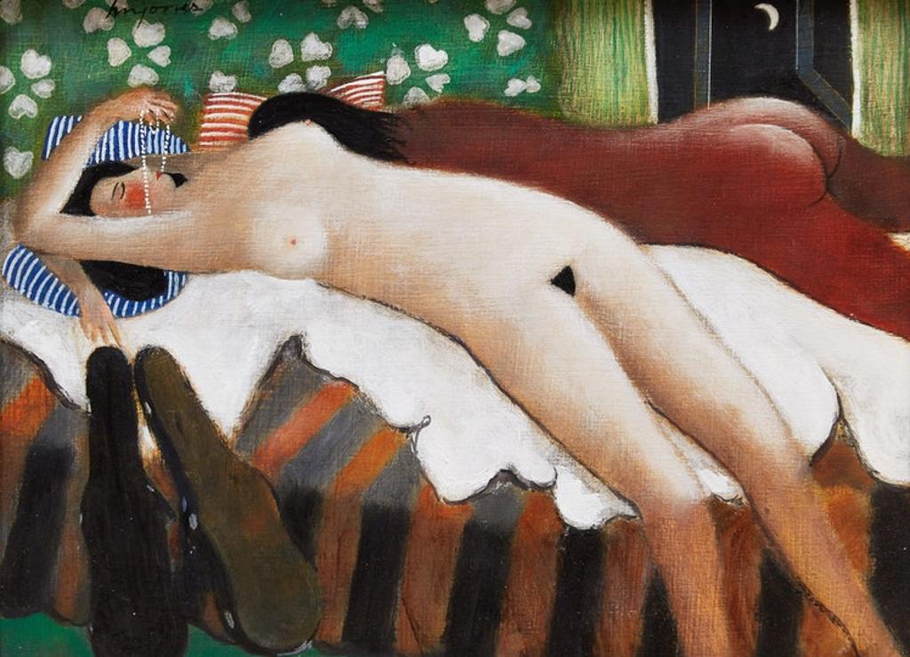 Henry Wanton (Jimmy) Jones (1925-1986) - Reclining Nude