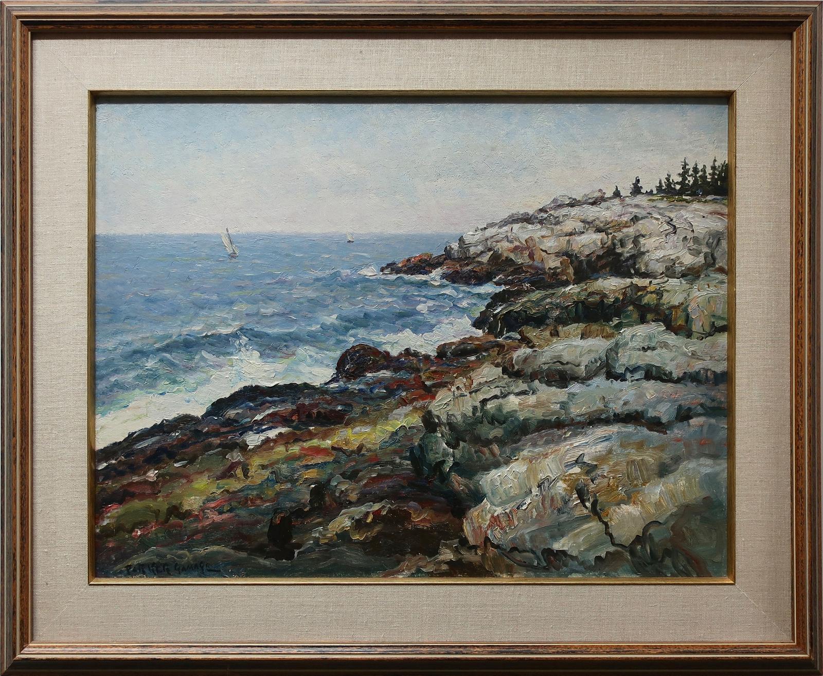 Parker M. Gamage (1882-1960) - The White Cliffs Of Pemaquid (Maine)