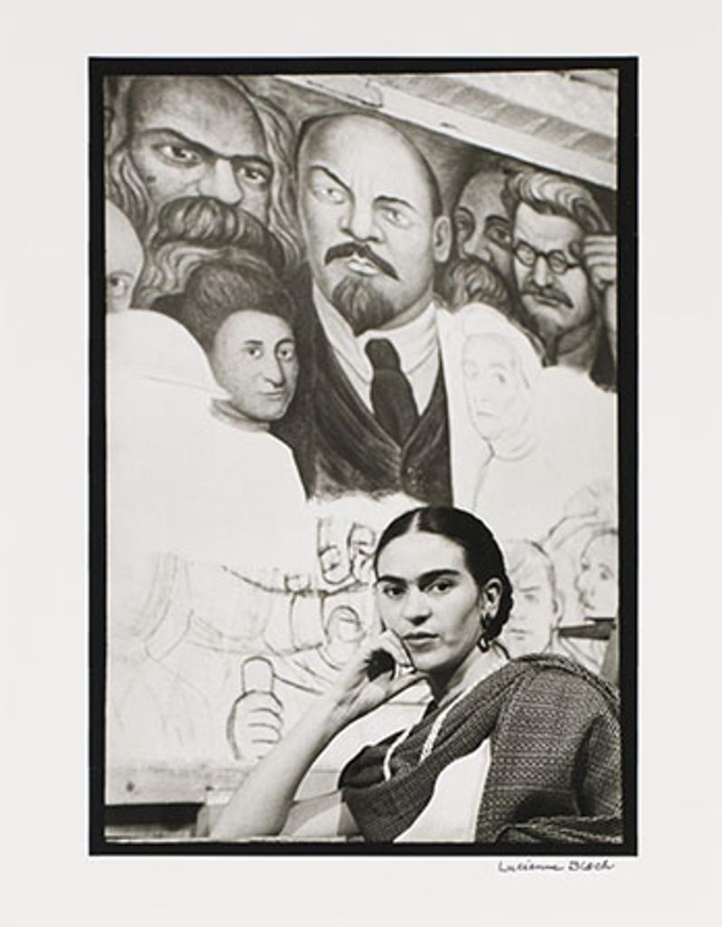 Lucienne Bloch (1909-1999) - Frida in Front of Unfinished Panel