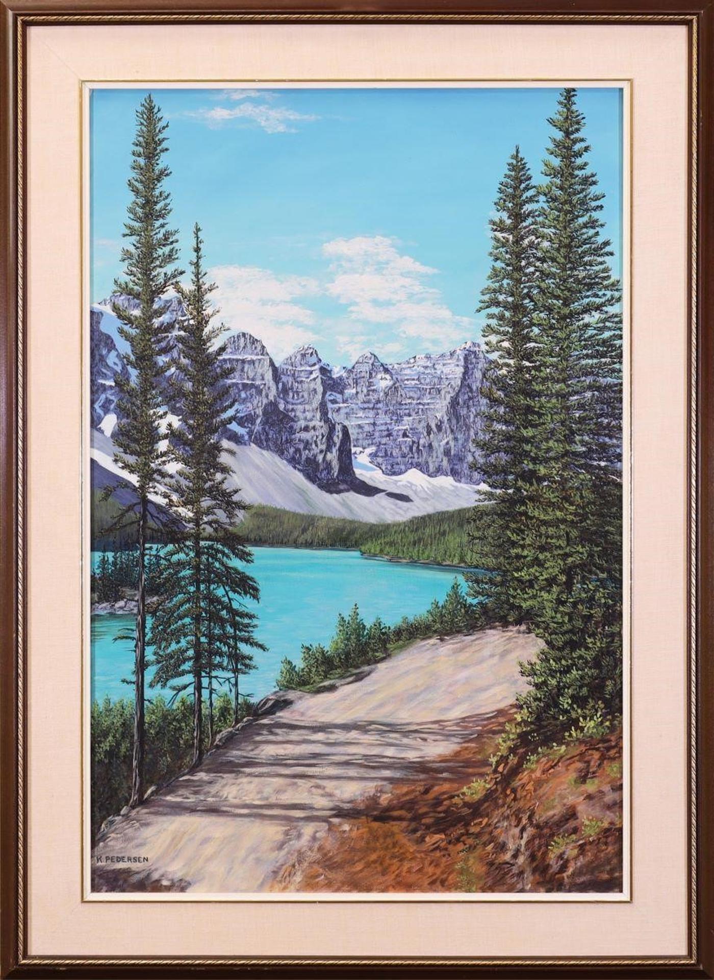 K. Pedersen - Untitled; Glacial Lake in the Rockies
