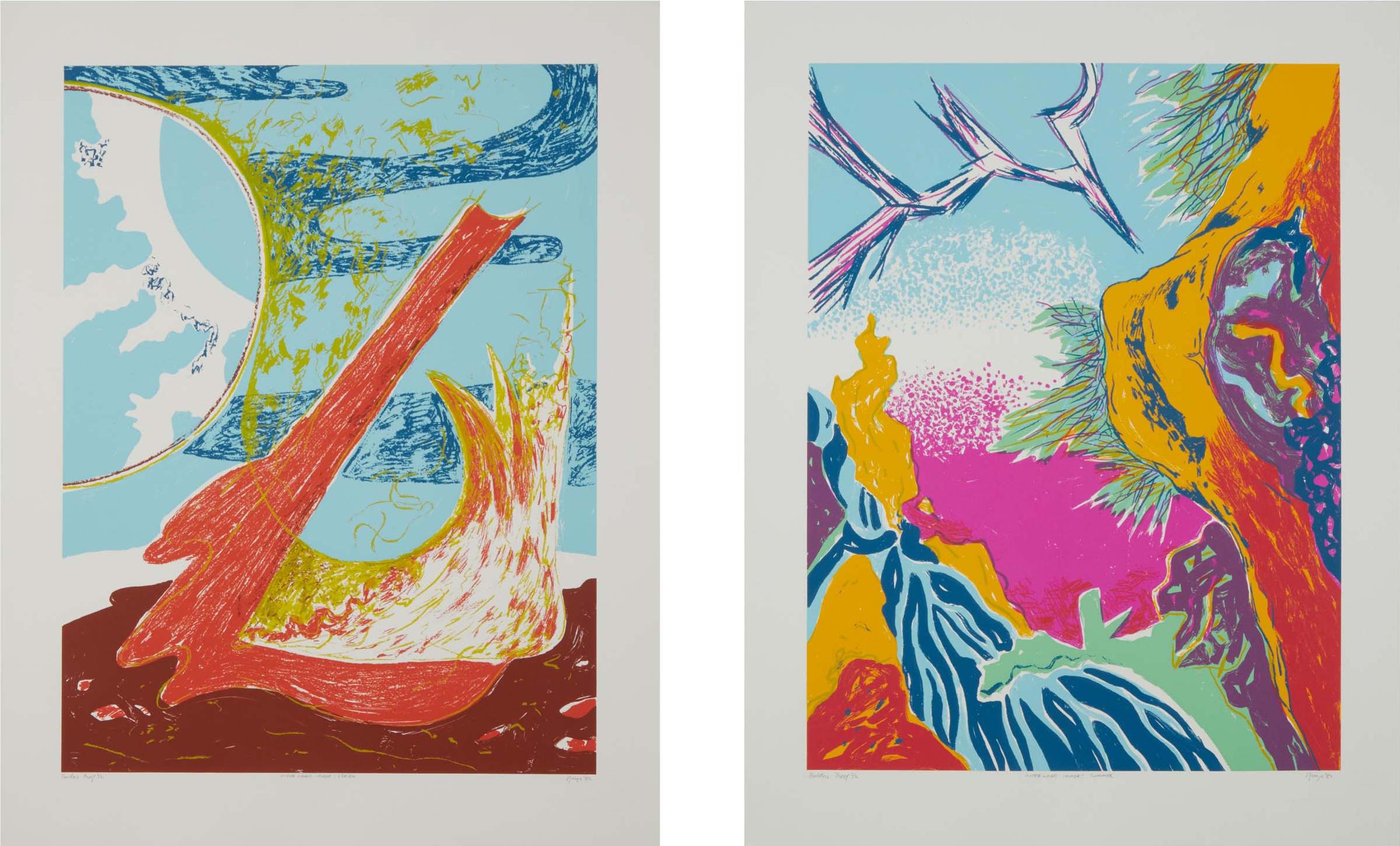 Claude Herbert Breeze (1938) - Spring; Outer Land Image: Summer, 1982