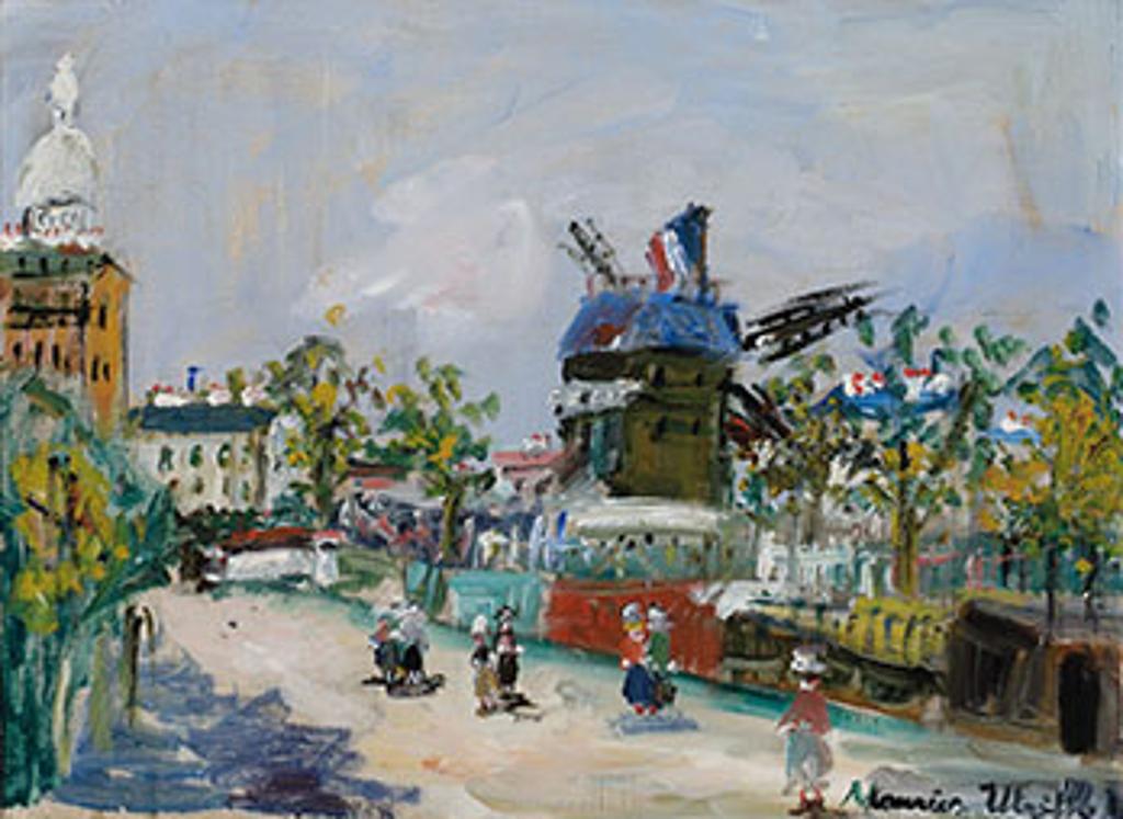Maurice Utrillo (1883-1955) - Moulin de la Galette