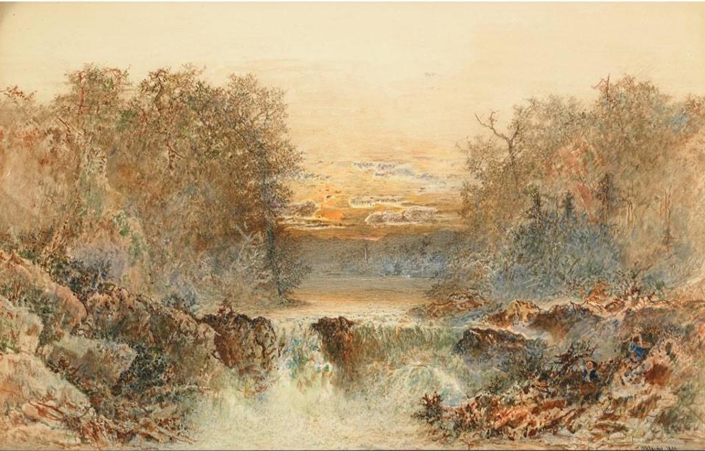 Otto Rheinhold Jacobi (1812-1901) - River Cascades