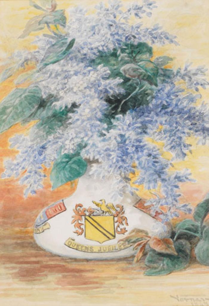 Frederick Arthur Verner (1836-1928) - Floral Still Life ~ The Queen's Jubilee