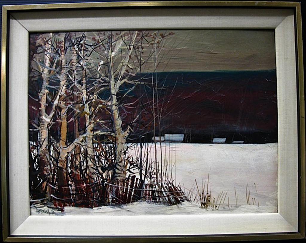 David C. Armstrong (1937-1998) - “Frozen Lake” Haliburton