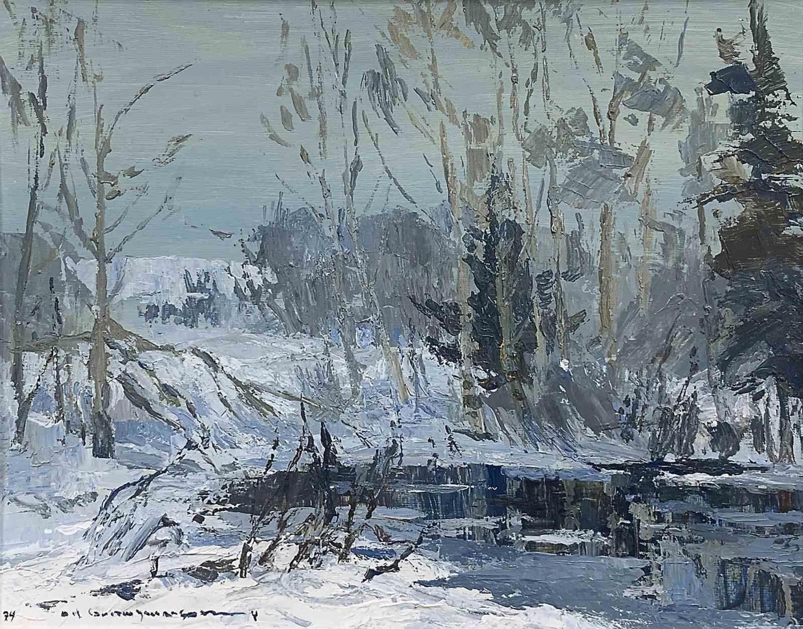 Orestes Nicholas (Rick) Grandmaison (1932-1985) - March Thaw; 1974