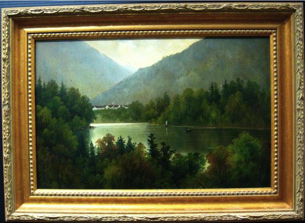 John Warren Gray (1824-1912) - Echo Lake - Mobile House, White Mountains