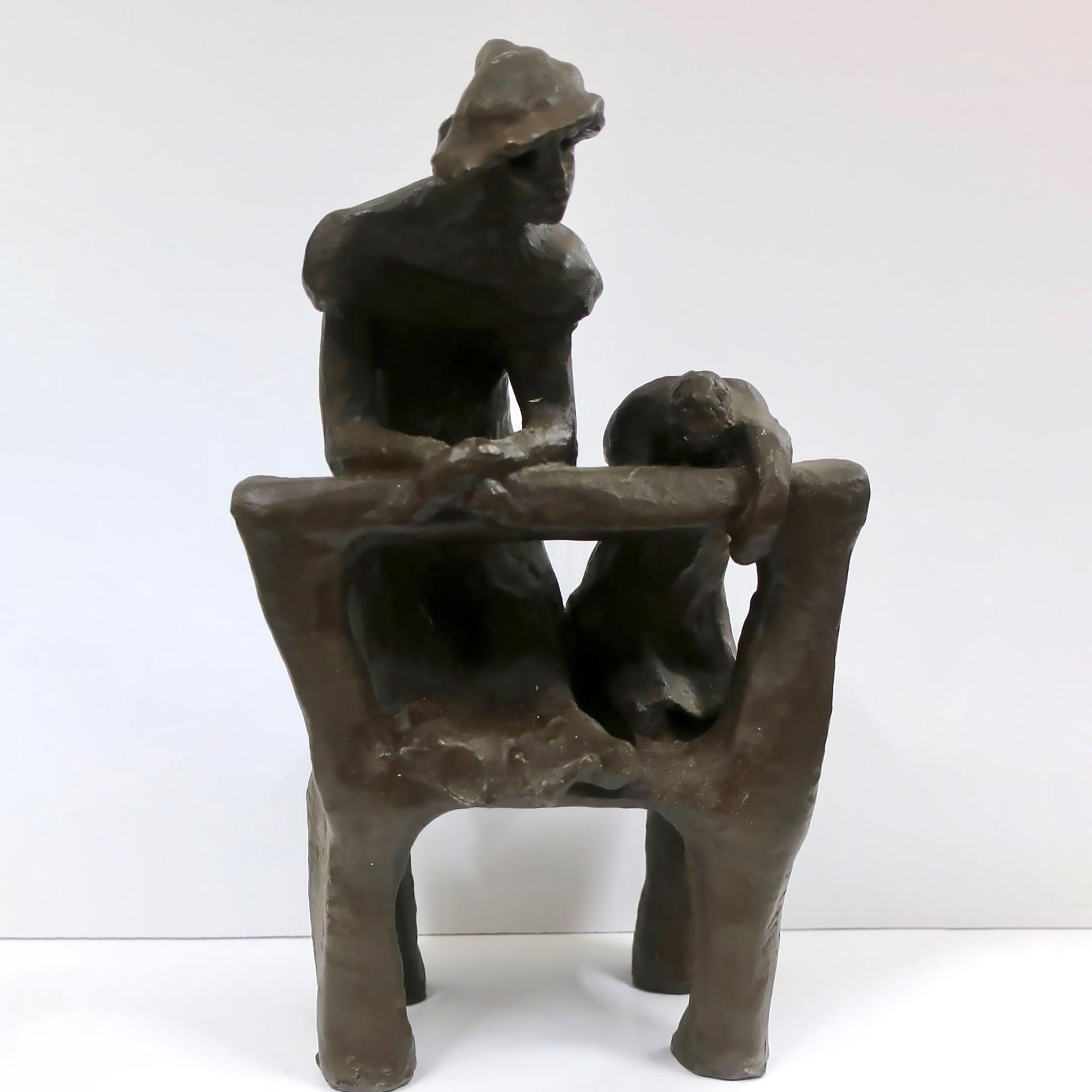 G.S. Stern - Mother And Child On A Bench