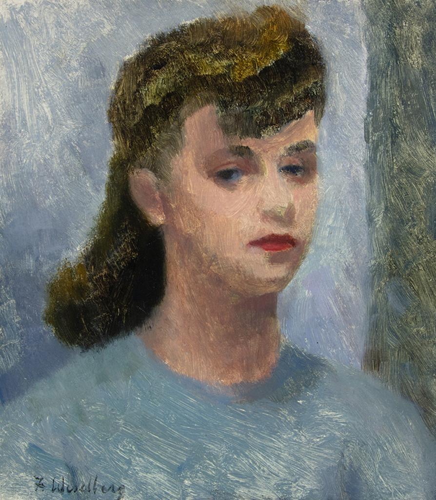 Fanny Wiselberg (1906-1986) - Girl in Blue