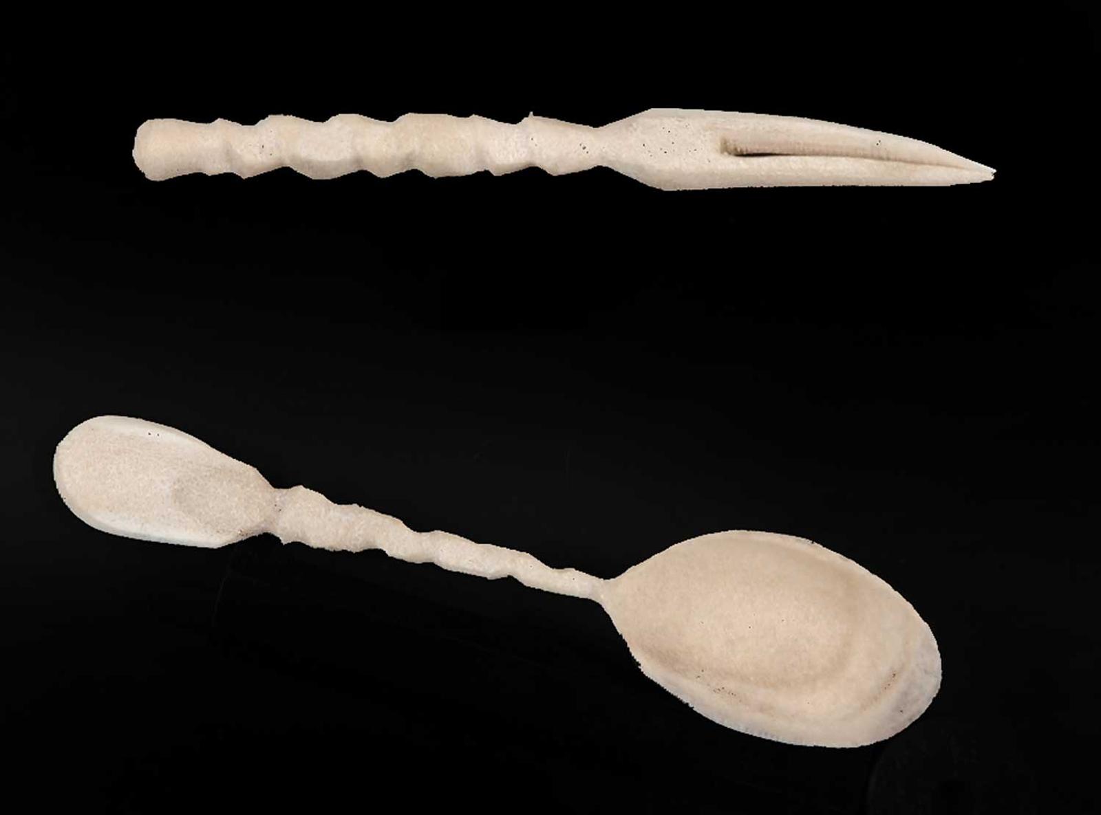 First Nations Basket School - Child's Spoon and Fork