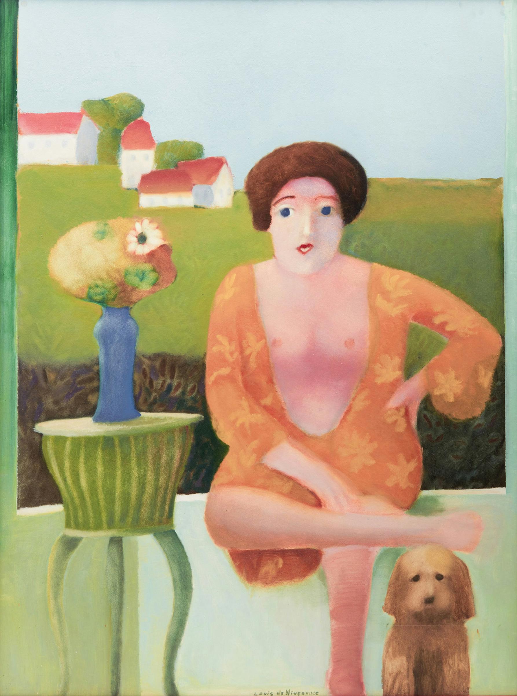 Louis de Niverville (1933-2019) - A Woman in the Landscape
