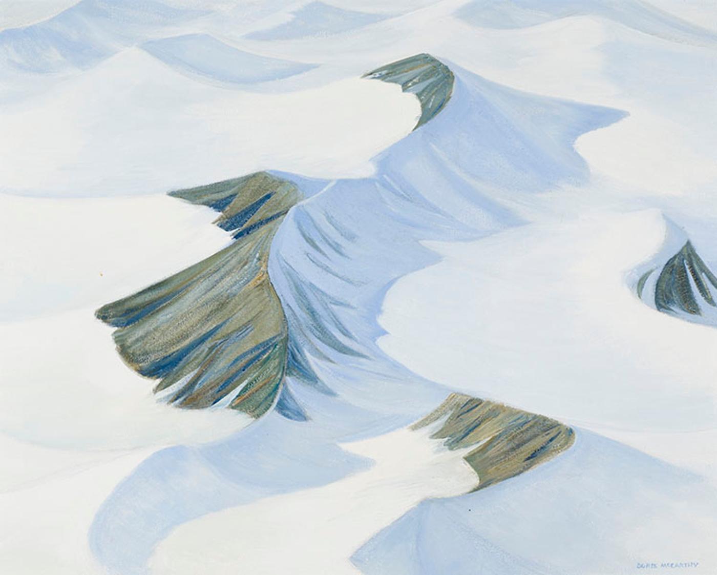 Doris Jean McCarthy (1910-2010) - Glaciers on Axel Heiberg