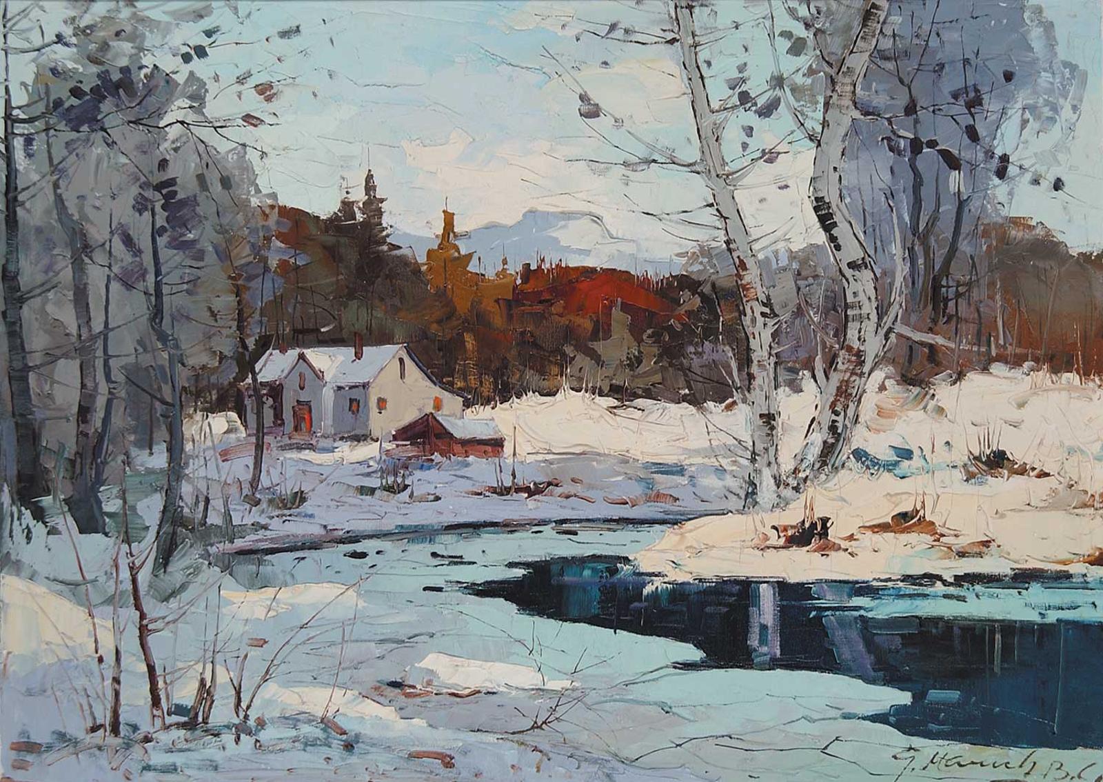Geza (Gordon) Marich (1913-1985) - B.C. [Winter Scene]