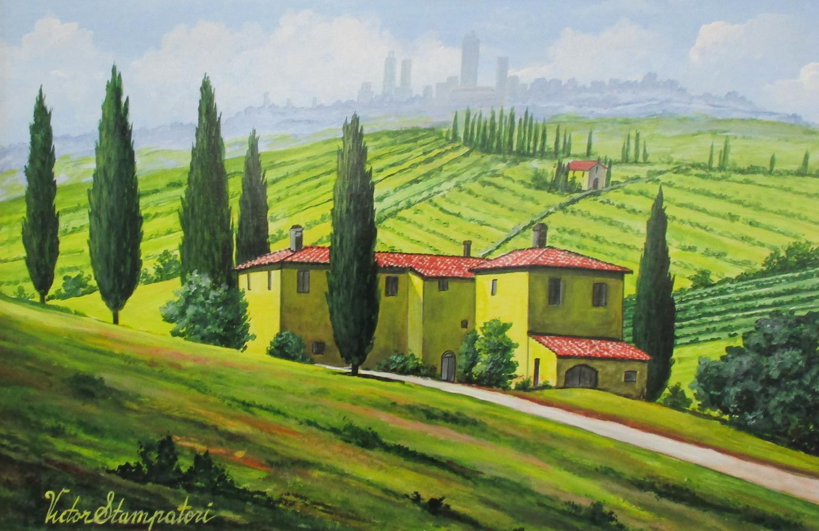 Victor Stampatori (1939) - Tuscan Town and Country