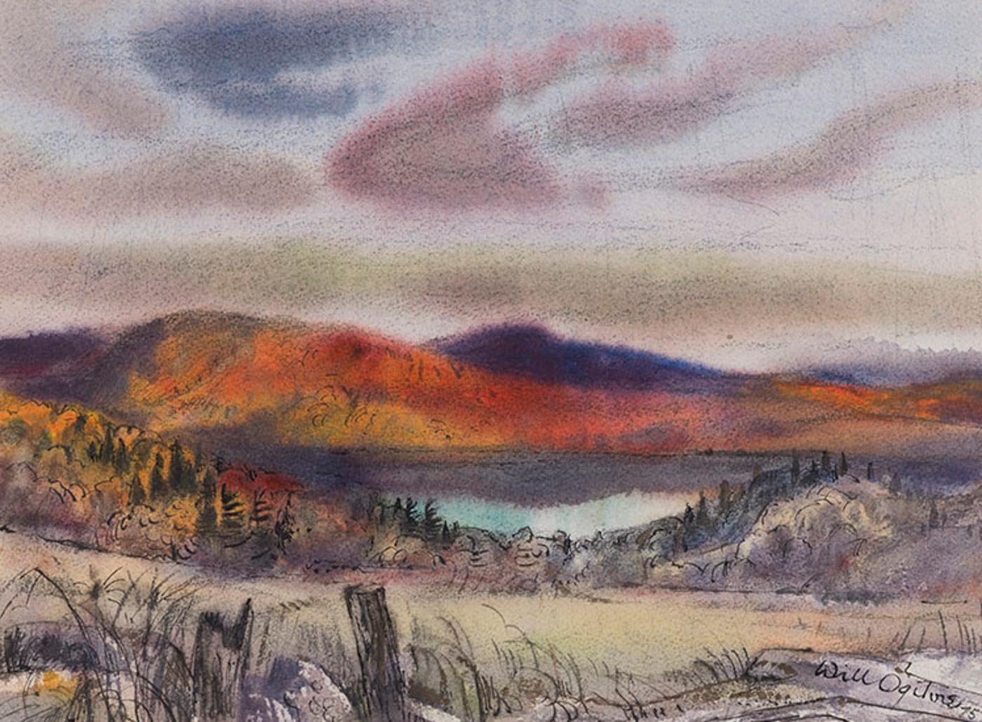 William (Will) Abernethy Ogilvie (1901-1989) - Mountain Lake No. 2