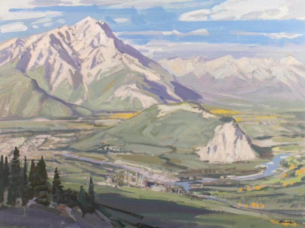 Peter Maxwell Ewart (1918-2001) - Bow Valley from Sulphur Mountain