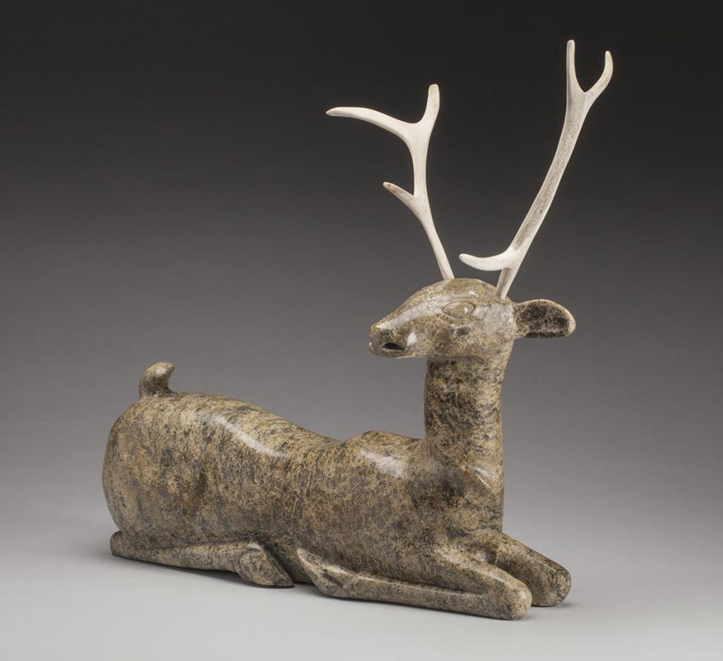 Osuitok Ipeelee (1923-2005) - Kneeling Caribou