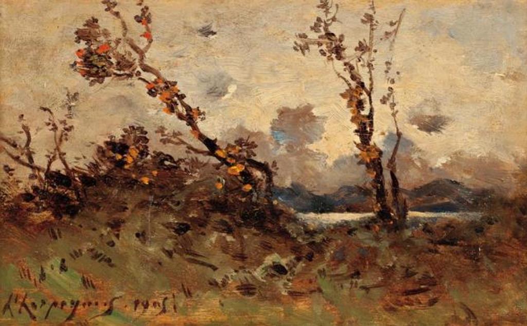 Henri J. Harpignes (1819-1916) - Autumn Landscape