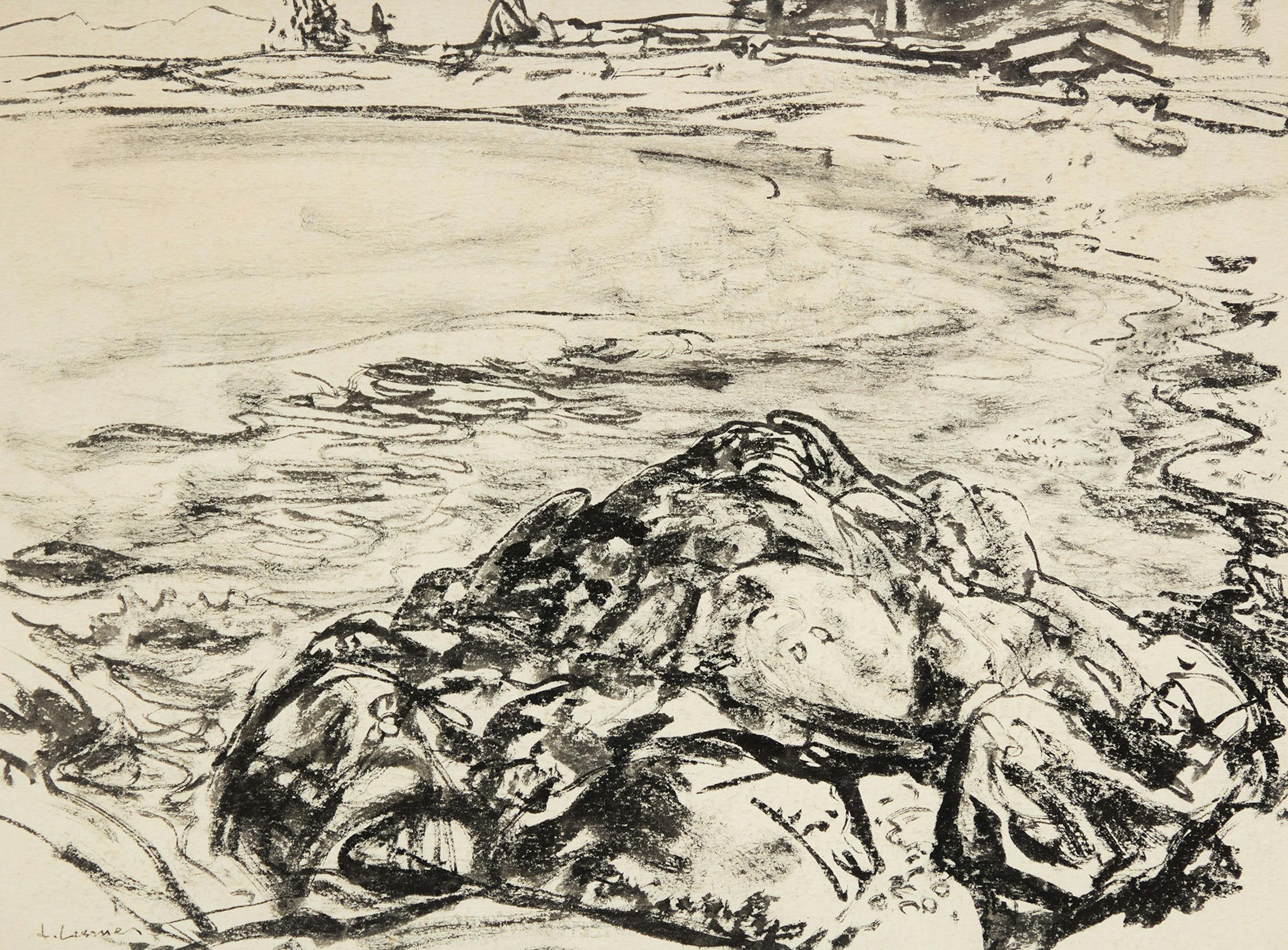 Arthur Lismer (1885-1969) - Rocky Shoreline