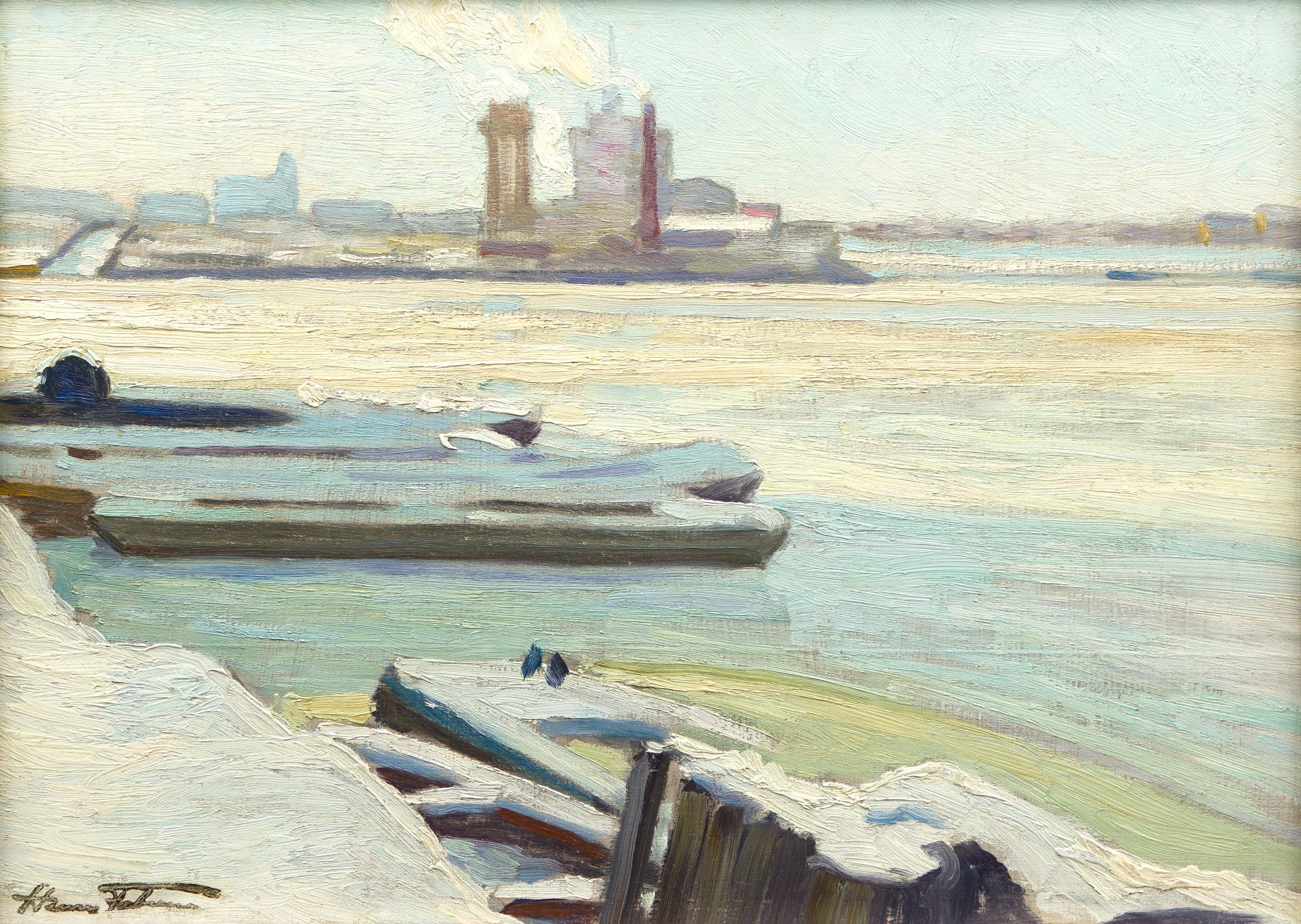 Henri Zotique Fabien (1878-1935) - Fleuve Saint-Laurent, Québec, c.1920