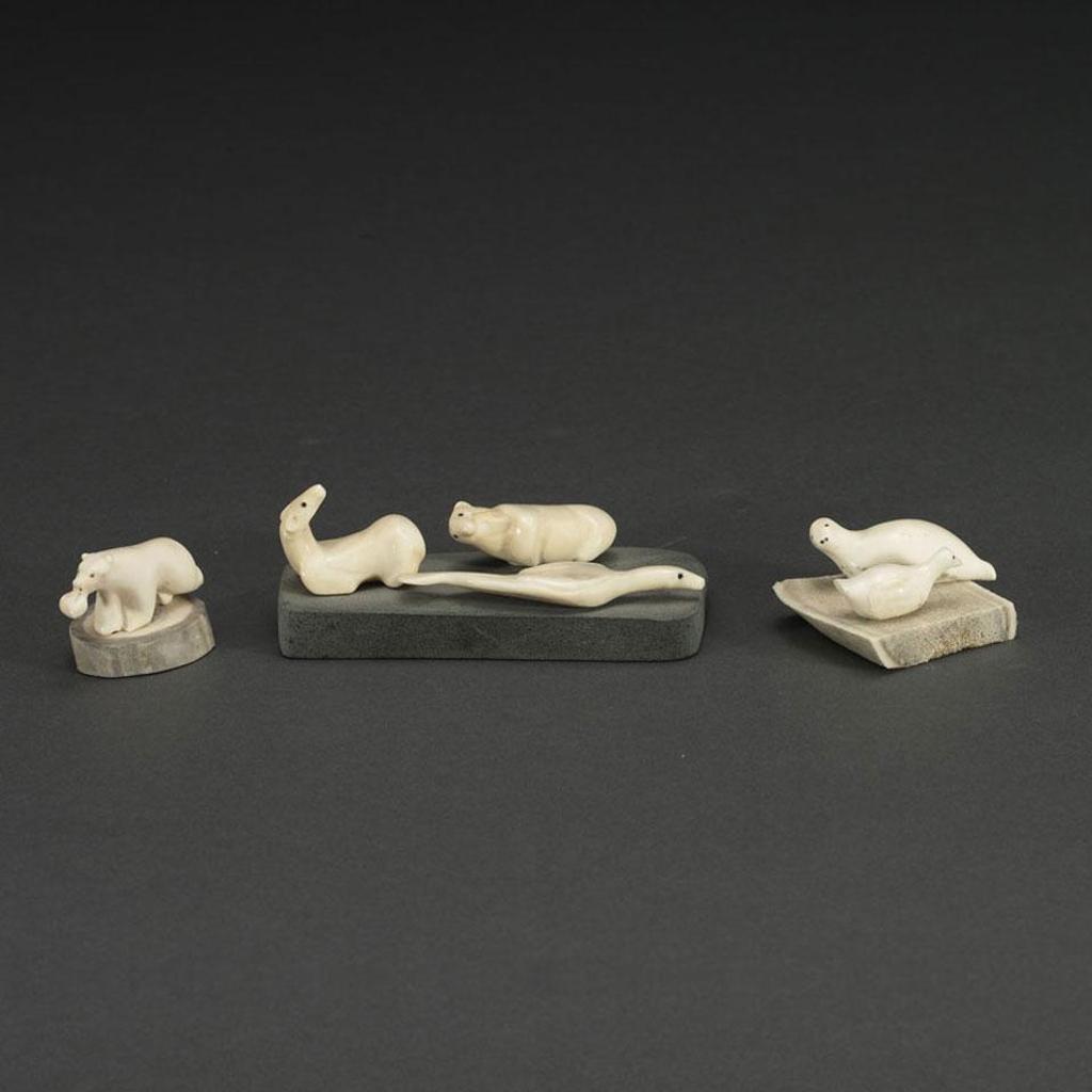 Issigaitok - Bears With Bird; Bear With Meat; Seal And Bird