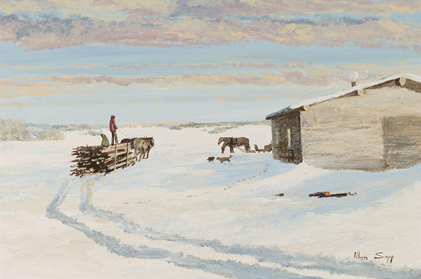 Allen Fredrick Sapp (1929-2015) - Coming Home from the Bush