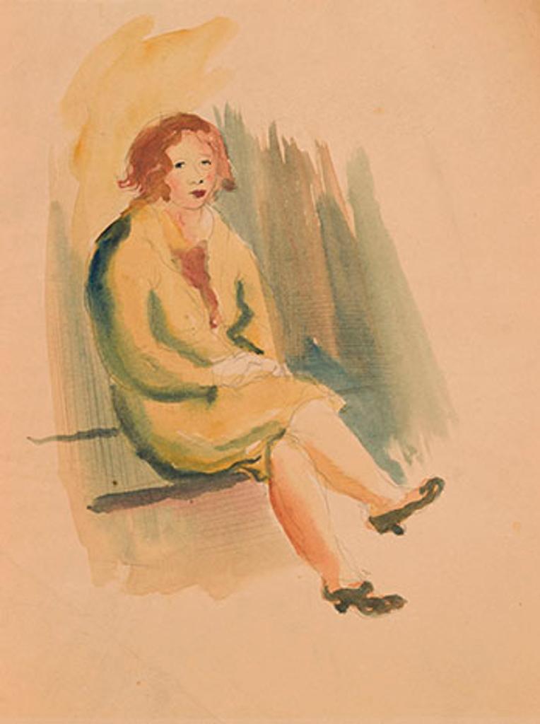 Miller Gore Brittain (1912-1968) - Seated Woman (Streetcar)