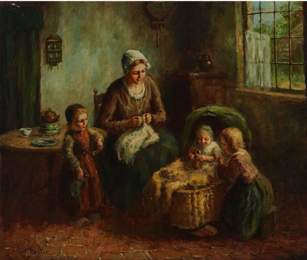 Cornelis Wouter Bouter (1888-1966) - A Happy Family