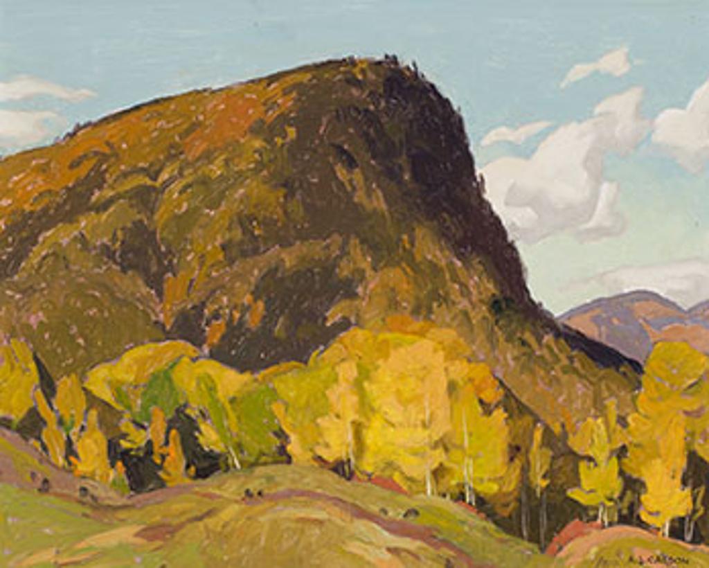 Alfred Joseph (A.J.) Casson (1898-1992) - Hills at Dam Lake