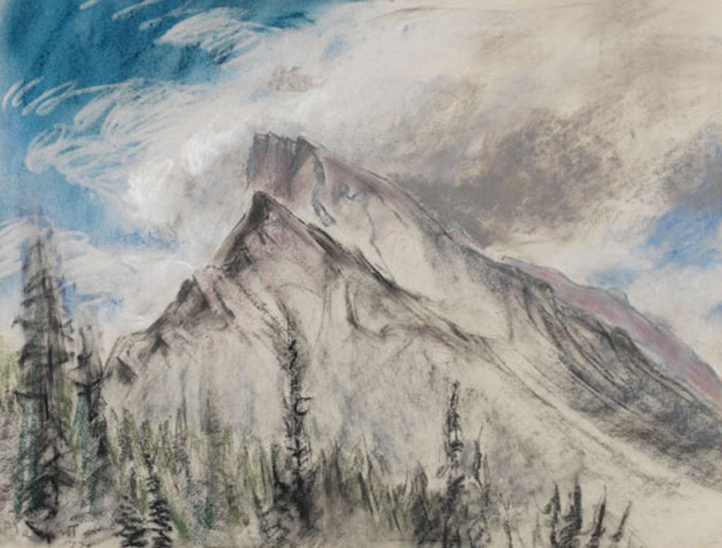 Joseph (Joe) Francis Plaskett (1918-2014) - Mount Rundle, Banff