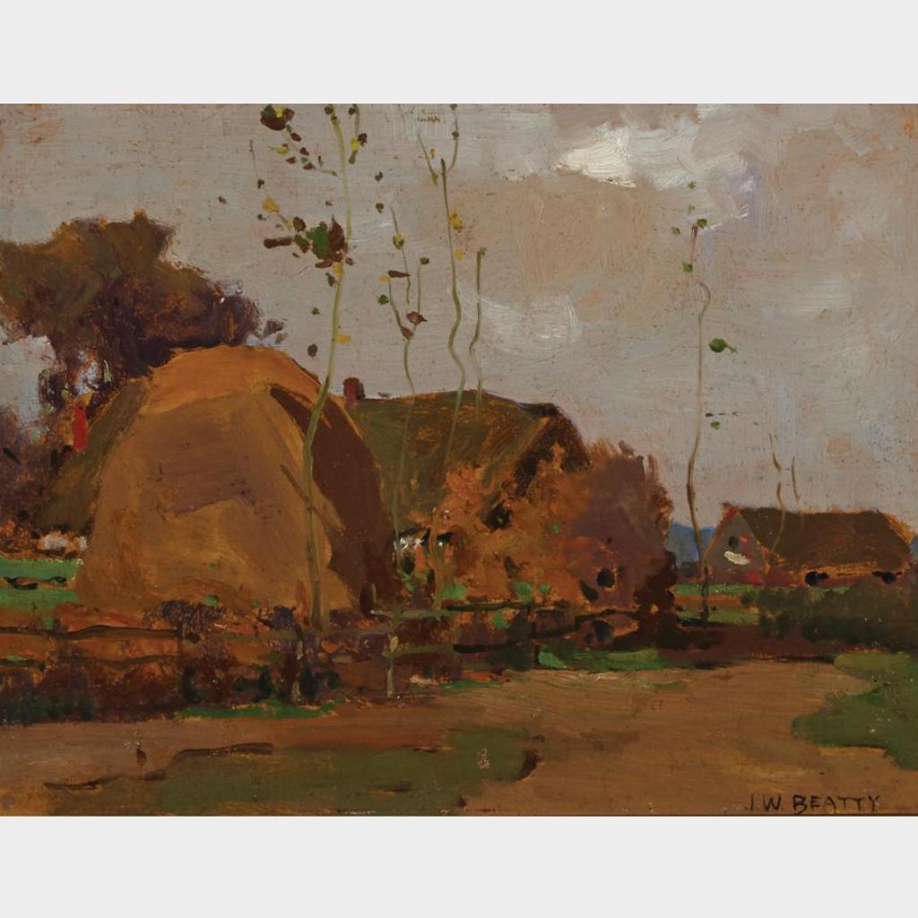 John William (J.W.) Beatty (1869-1941) - Untitled - Harvest Time