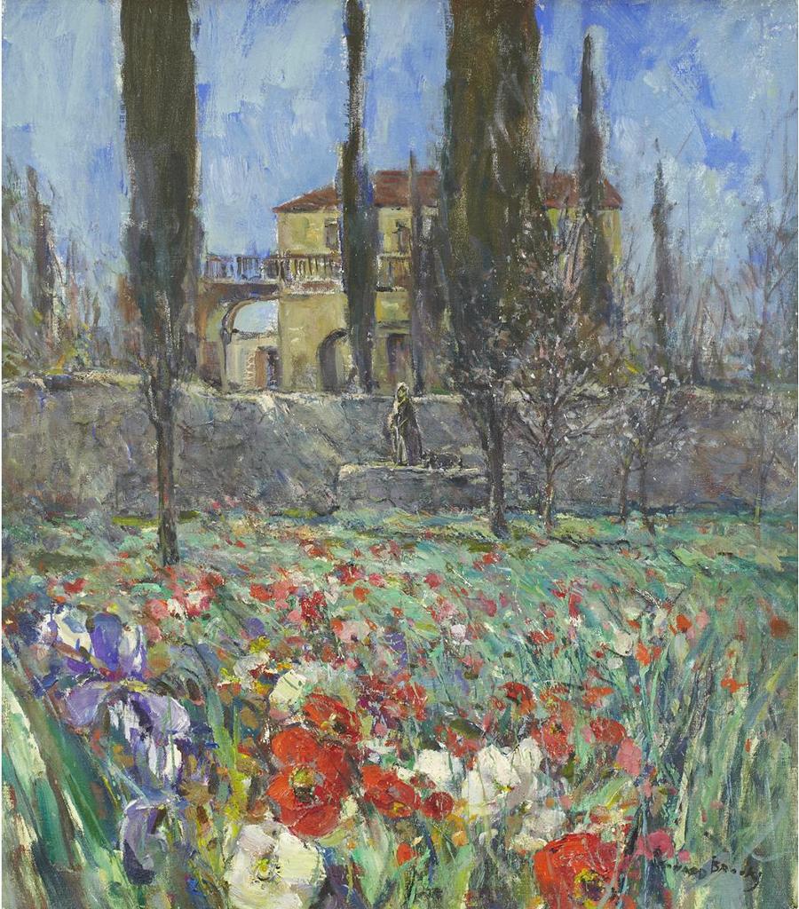 Frank Leonard Brooks (1911-1989) - Poppy Garden, San Miguel Allende