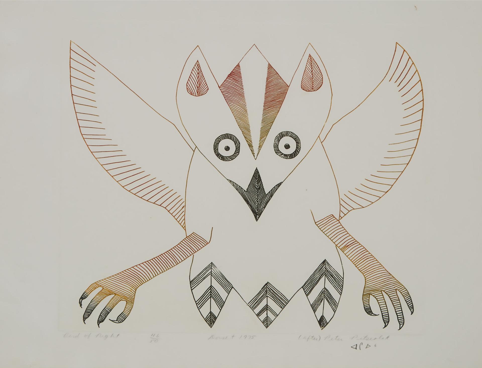 Peter Pitseolak (1902-1973) - Bird Of Night