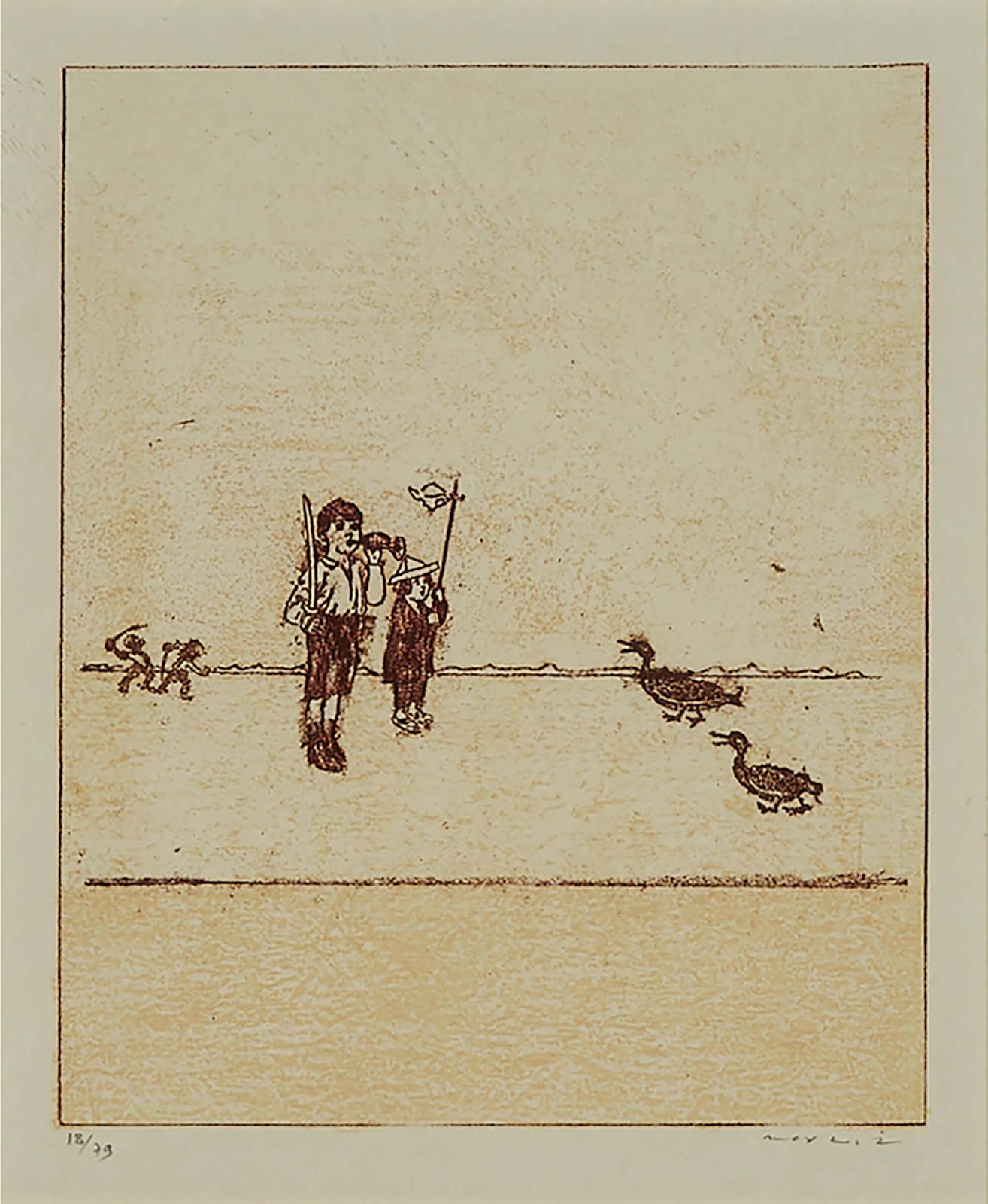 Max Ernst (1891-1976) - Plate 1 (From La Ballade Du Soldat By Georges Ribemont-Desaignes), 1972, [spies/Leppien, 218 D]