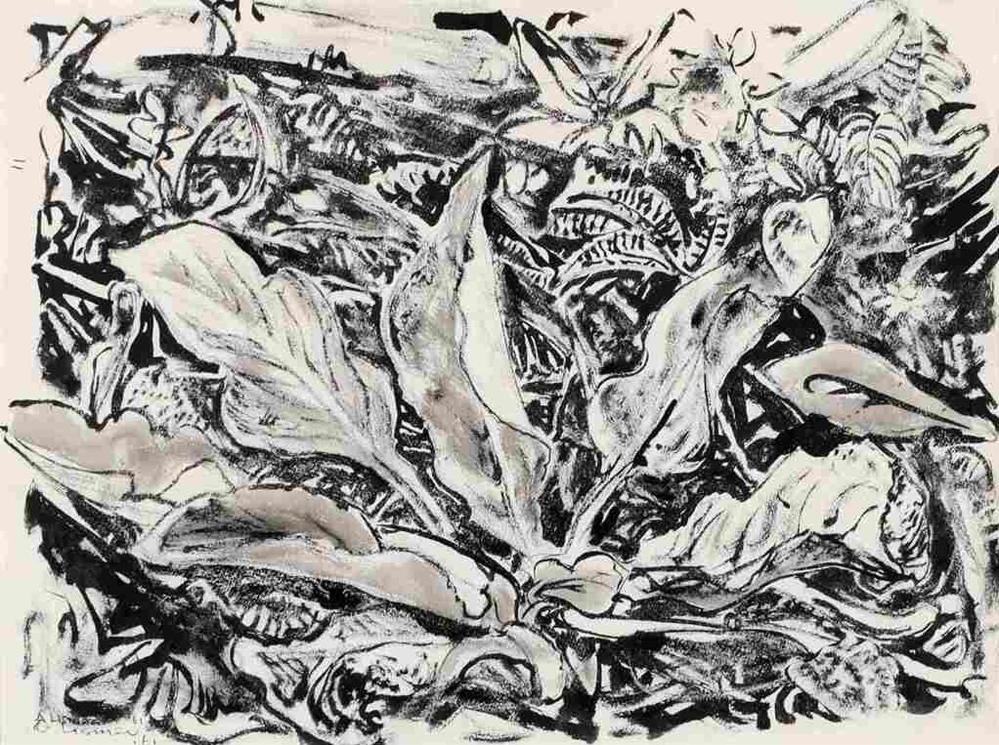 Arthur Lismer (1885-1969) - Skunk Cabbage; 1961