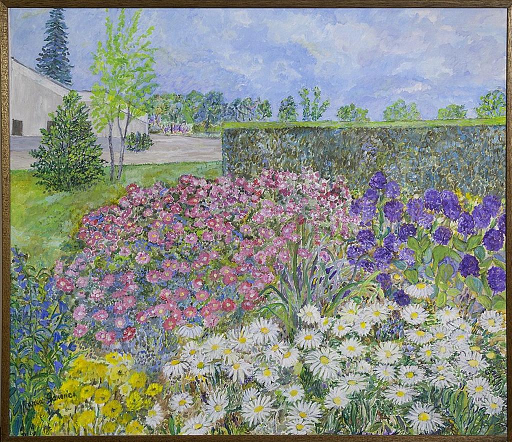 Maria Gakovic (1913-1999) - Flowers Sheltering Behind the Legislative Building