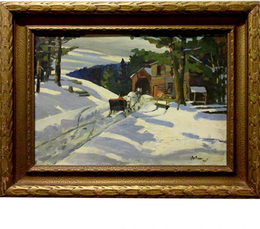 Charles Anthony Francis Law (1916-1996) - Horse And Sleigh - Gatineau