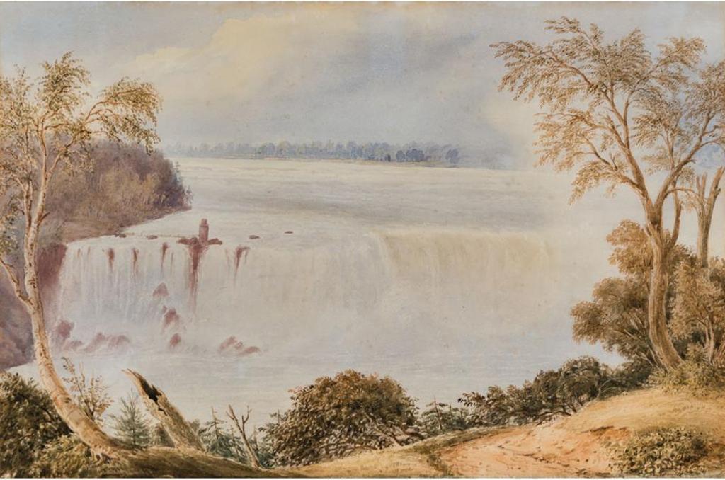 John Herbert Caddy (1801-1883) - Canadian Falls Of Niagara And Rapids; Queenston Heights From Road To Niagara; And Streets Island - Rapids Above Falls, Niagara