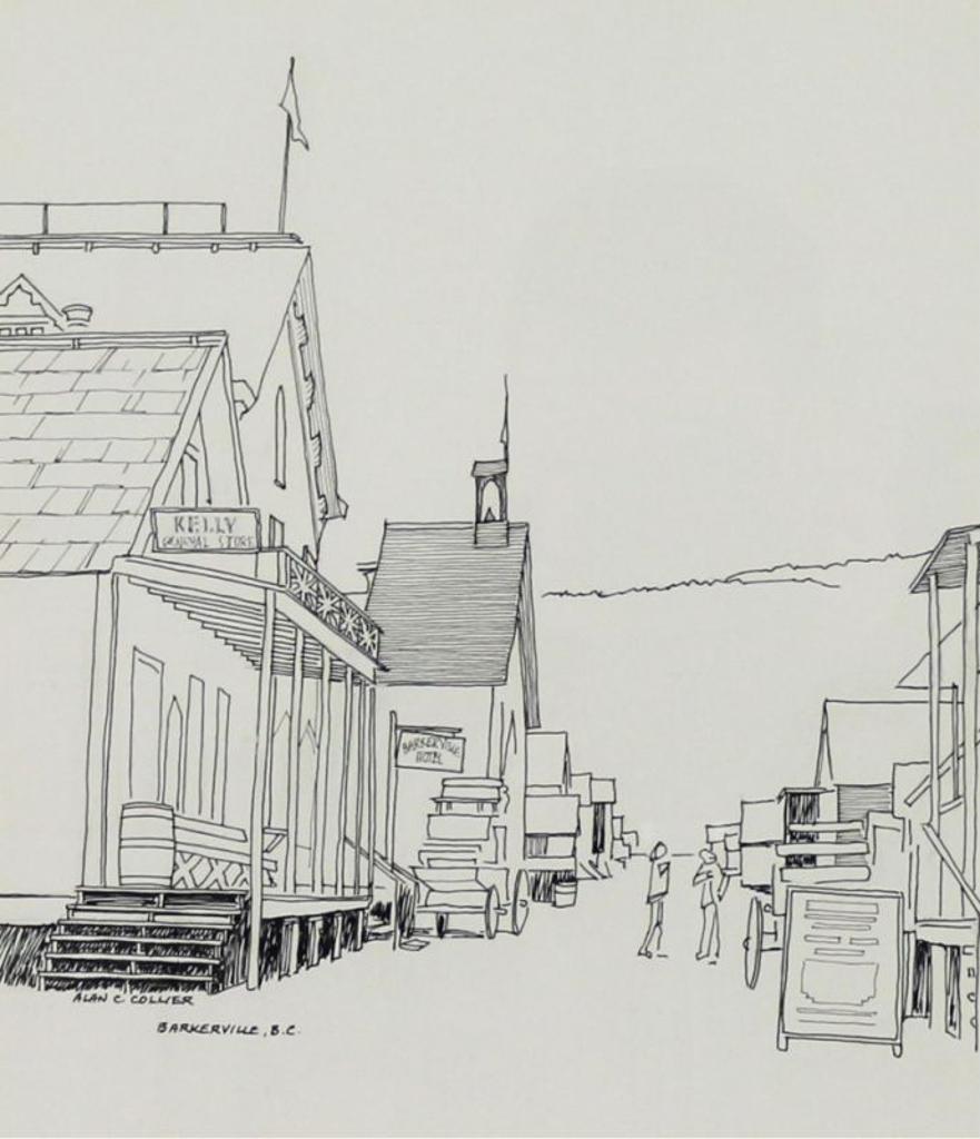 Alan Caswell Collier (1911-1990) - Barkerville, B.C