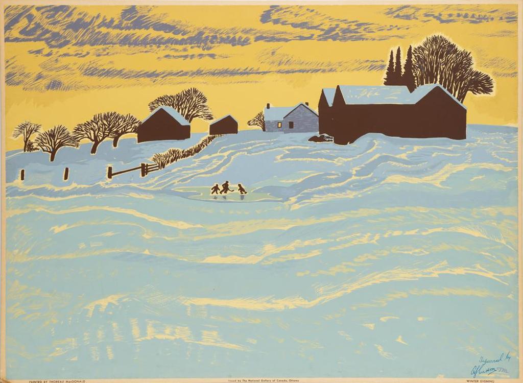 Thoreau MacDonald (1901-1989) - Winter Evening