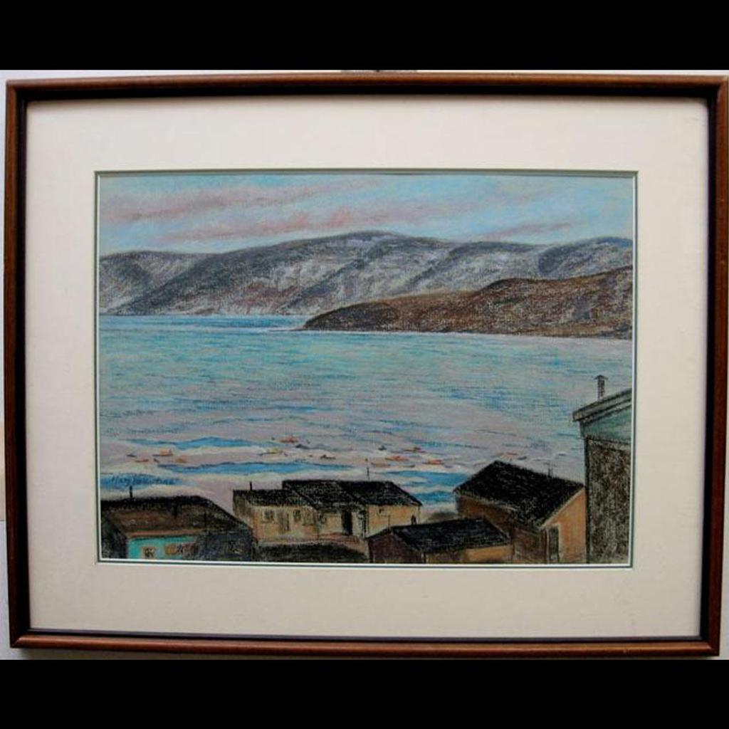 Mary Hayes Valentine (1910) - Pink Ice And School, Arctic Bay, N.W.T