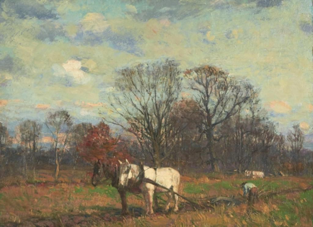 Peleg Franklin Frank Brownell (1857-1946) - Tilling the Land